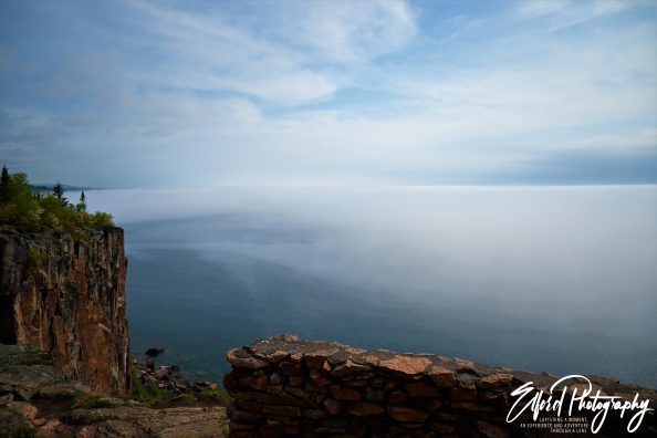 Morning fog on the north shore of Lake Superior Part 2